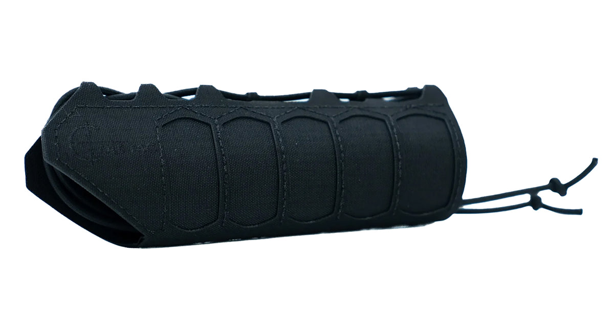 Cole-Tac HG101 Black No-Slot SD Handguard Wrap Squadron 6.5" Long