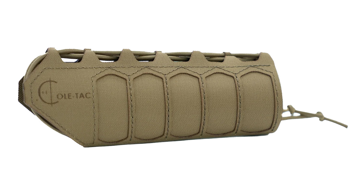 Cole-Tac HG102 Coyote Brown No-Slot SD Handguard Wrap Squadron 6.5" Long