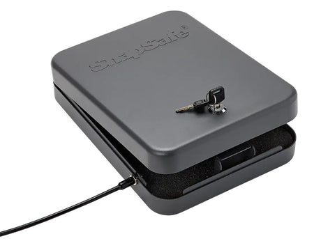 SnapSafe 75220 Lock Box 2XL Black 16 Gauge Steel Key Entry 11.50" x 8.50" x 2.50"