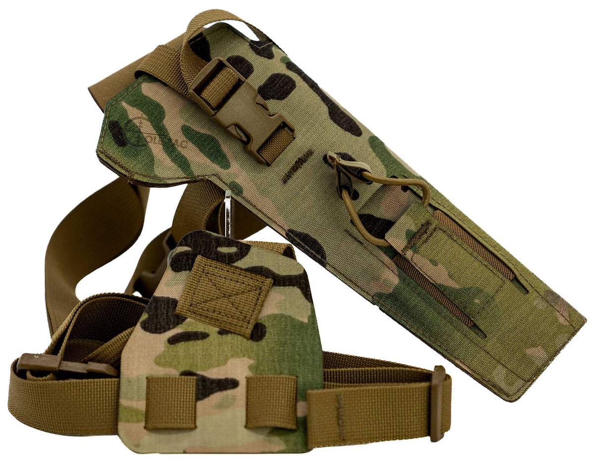 Cole-tac VW103 Varmint Wrangler Pistol Chest Holder Right Hand Multi-Cam