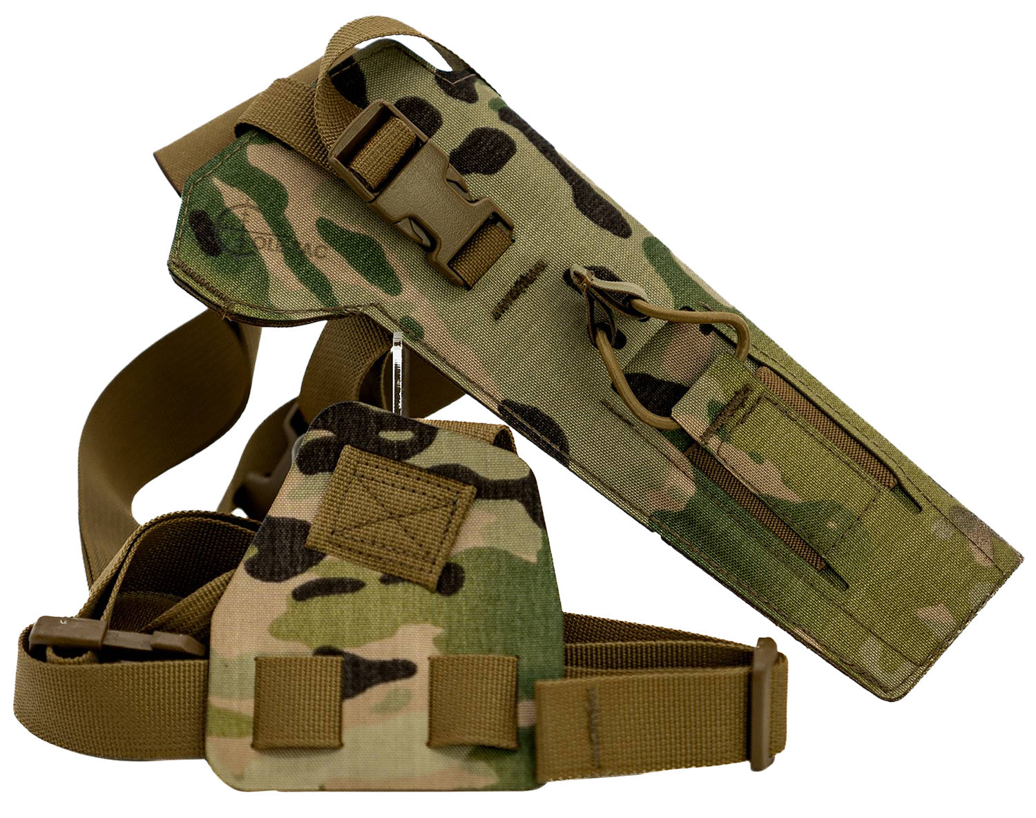 Cole-tac VW103 Varmint Wrangler Pistol Chest Holder Right Hand Multi-Cam