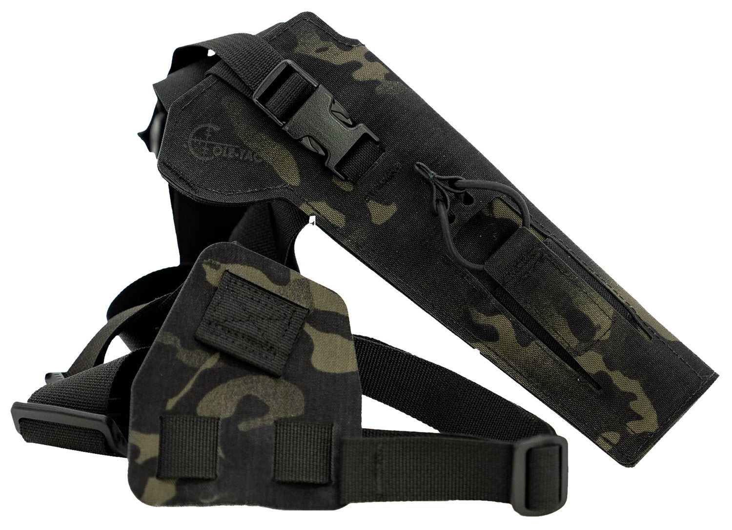 Cole-tac VW105 Varmint Wrangler Pistol Chest Holder Right Hand Multi-Cam Black