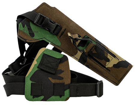 Cole-tac VW106 Varmint Wrangler Pistol Chest Holder Right Hand M81 Woodland