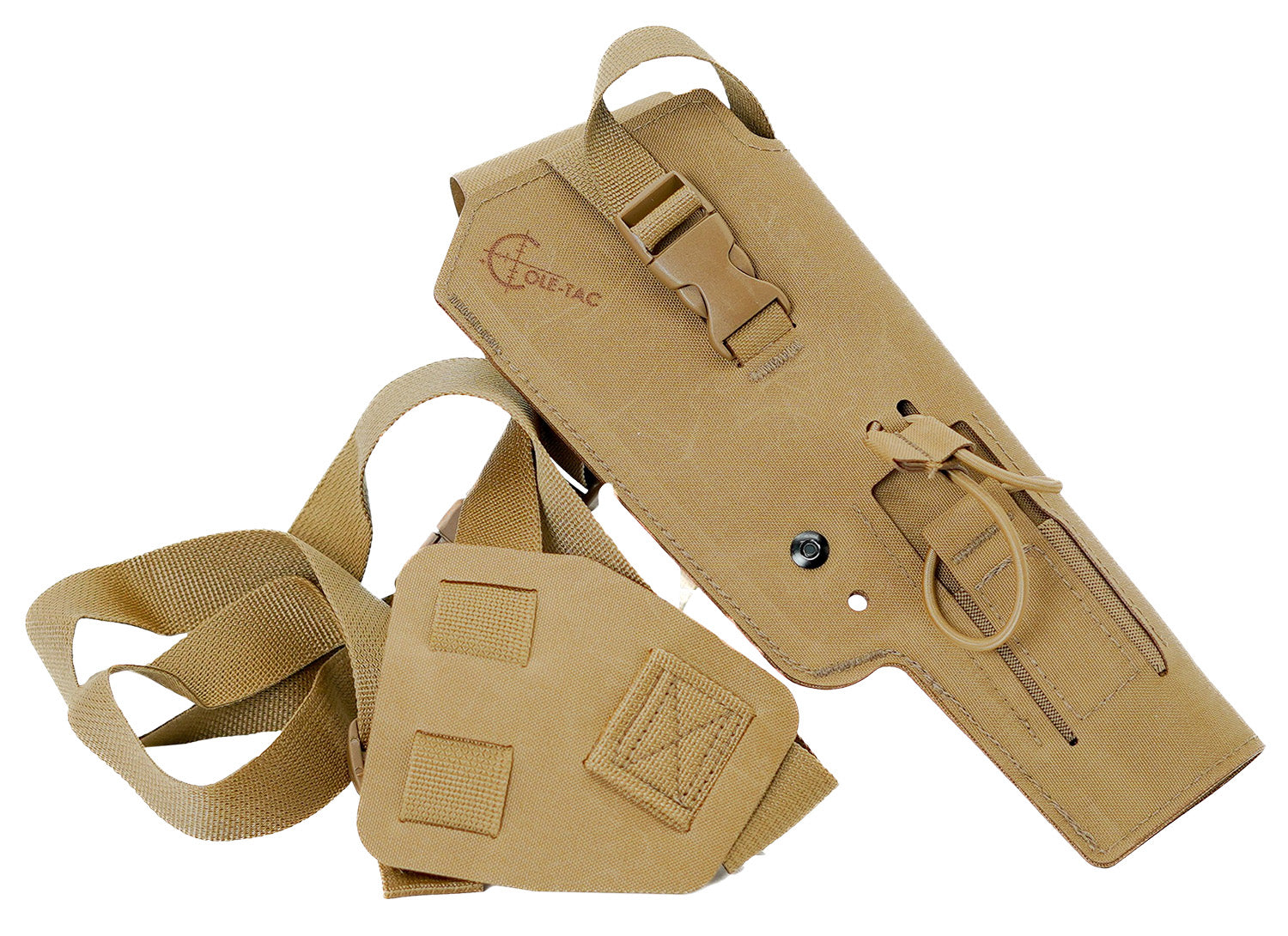 Cole-Tac Varmint Wrangler VW112 Pistol Holder Right Hand Coyote Brown