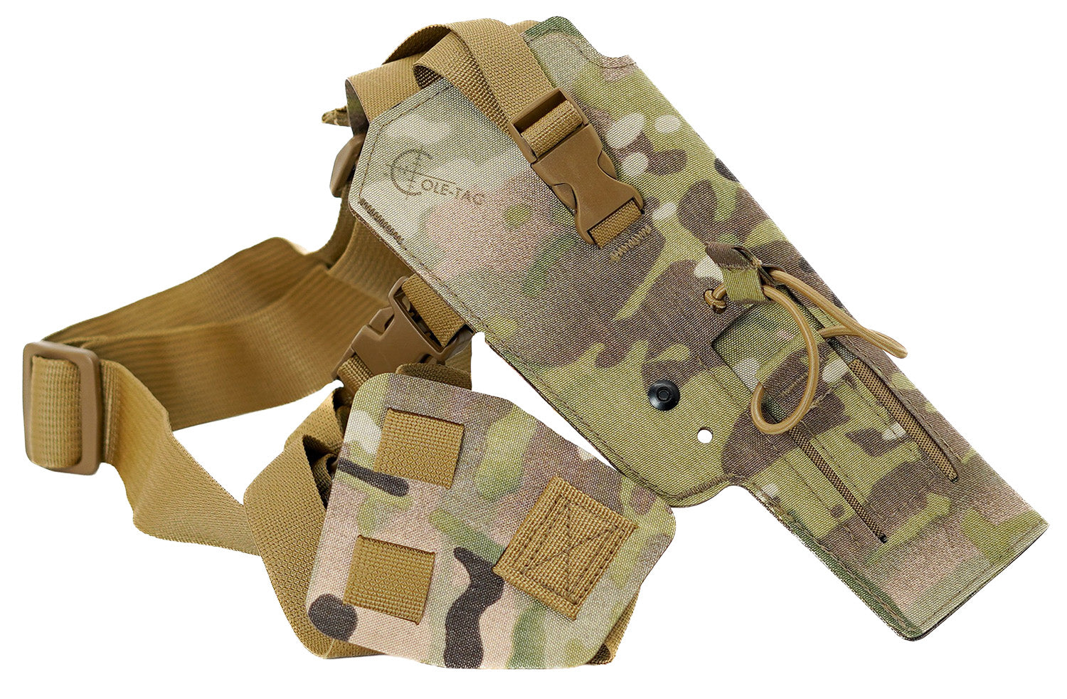 Cole-tac VW113 Varmint Wrangler Pistol Chest Holder Right Hand Multi-Cam
