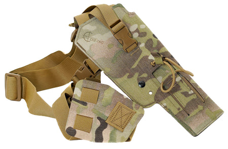 Cole-tac VW113 Varmint Wrangler Pistol Chest Holder Right Hand Multi-Cam