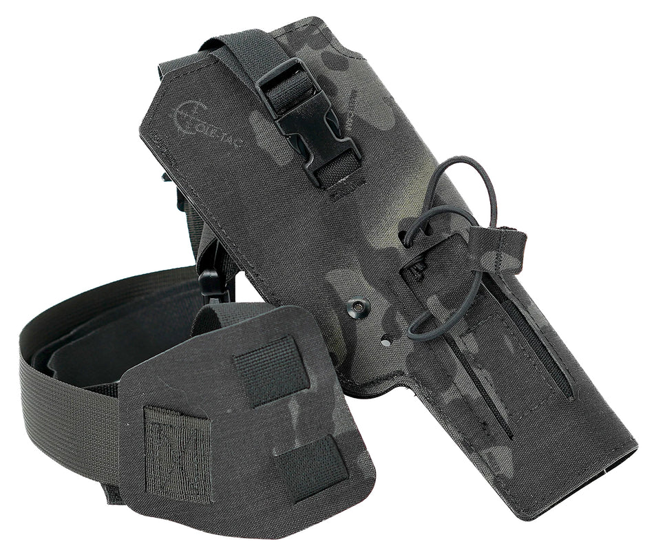 Cole-tac VW115 Varmint Wrangler Pistol Chest Holder Right Hand Multi-Cam Black