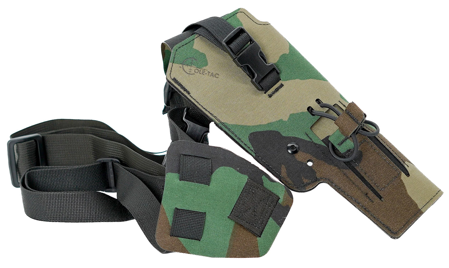 Cole-tac VW116 Varmint Wrangler Pistol Chest Holder Right Hand M81 Woodland