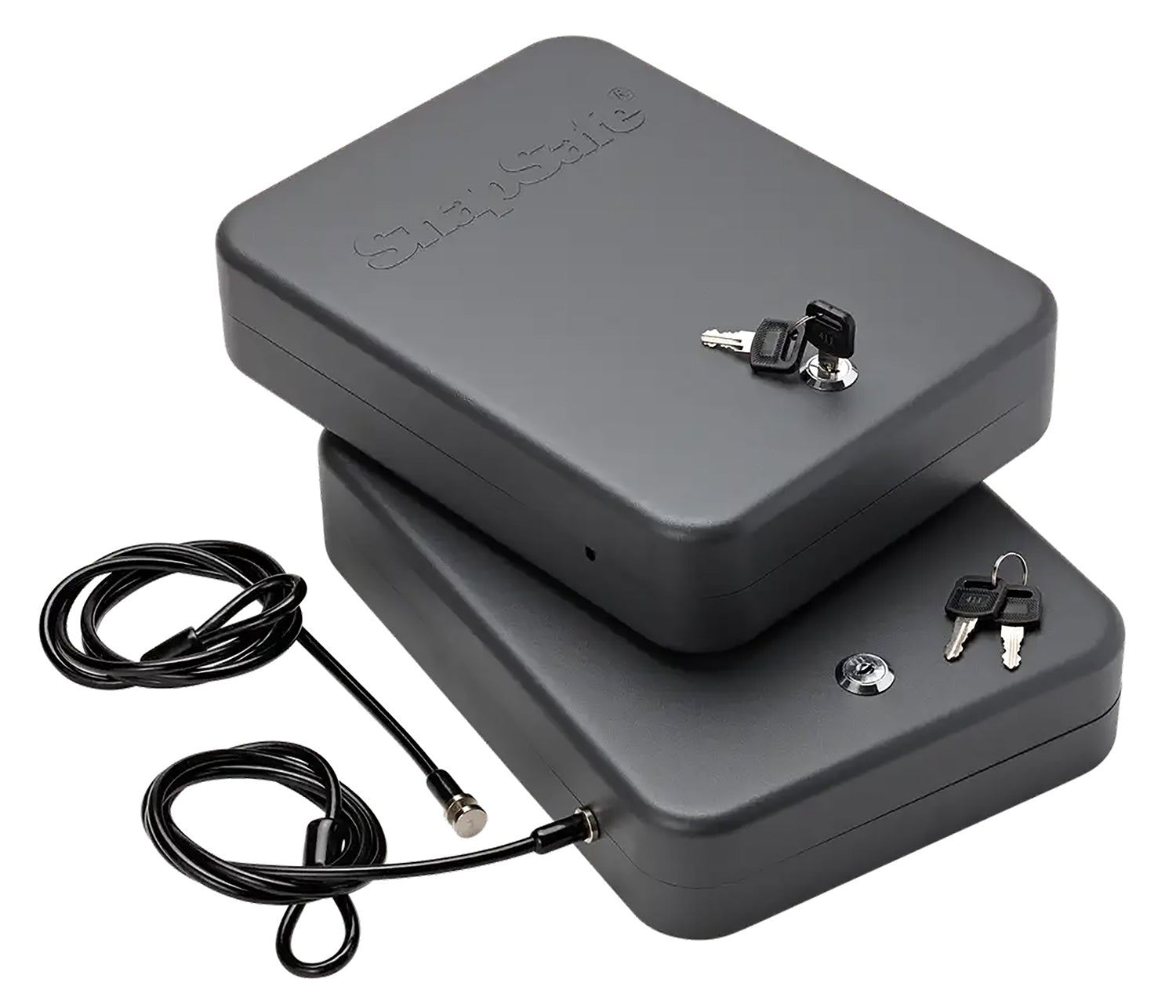 SnapSafe 75221 Lock Box 2XL Key Entry Keyed Alike Black Steel 11.50" x 8.50" x 2.50" 2-Pack