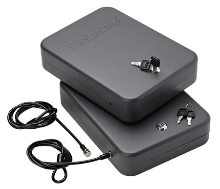 SnapSafe 75221 Lock Box 2XL Key Entry Keyed Alike Black Steel 11.50" x 8.50" x 2.50" 2-Pack