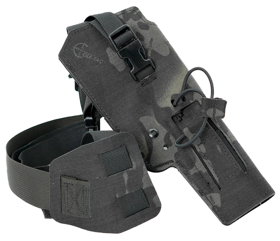 Cole-tac VW215 Varmint Wrangler Pistol Chest Holder Left Hand Multi-Cam Black