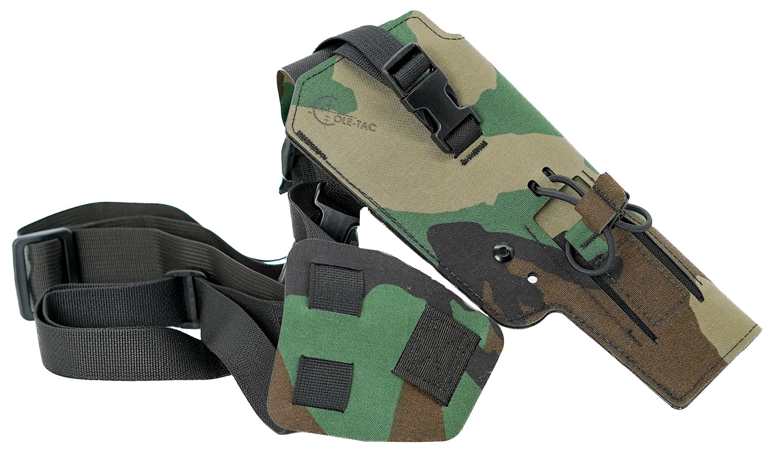 Cole-tac VW216 Varmint Wrangler Pistol Chest Holder Left Hand M81 Woodland