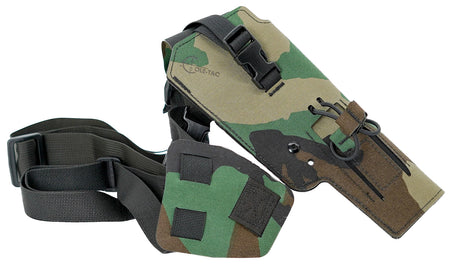 Cole-tac VW216 Varmint Wrangler Pistol Chest Holder Left Hand M81 Woodland