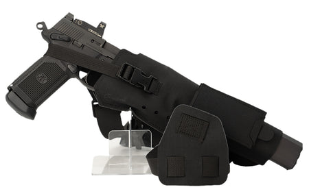Cole-tac VWX101 Varmint Wrangler XL Pistol Chest Holder Right Hand Black