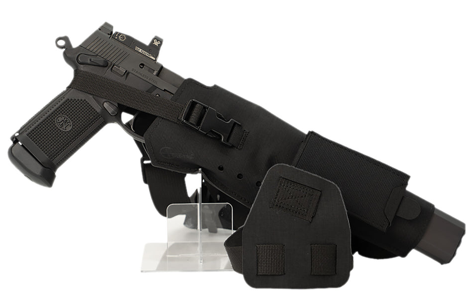 Cole-tac VWX102 Varmint Wrangler XL Pistol Chest Holder Left Hand Black