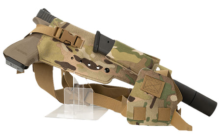 Cole-tac VWX108 XL Varmint Wrangler Chest Holder Multi-Cam Left-Hand