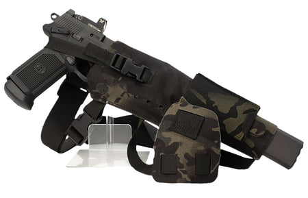 Cole-tac VWX109 XL Varmint Wrangler Chest Holder MultiCam Black Right-Hand