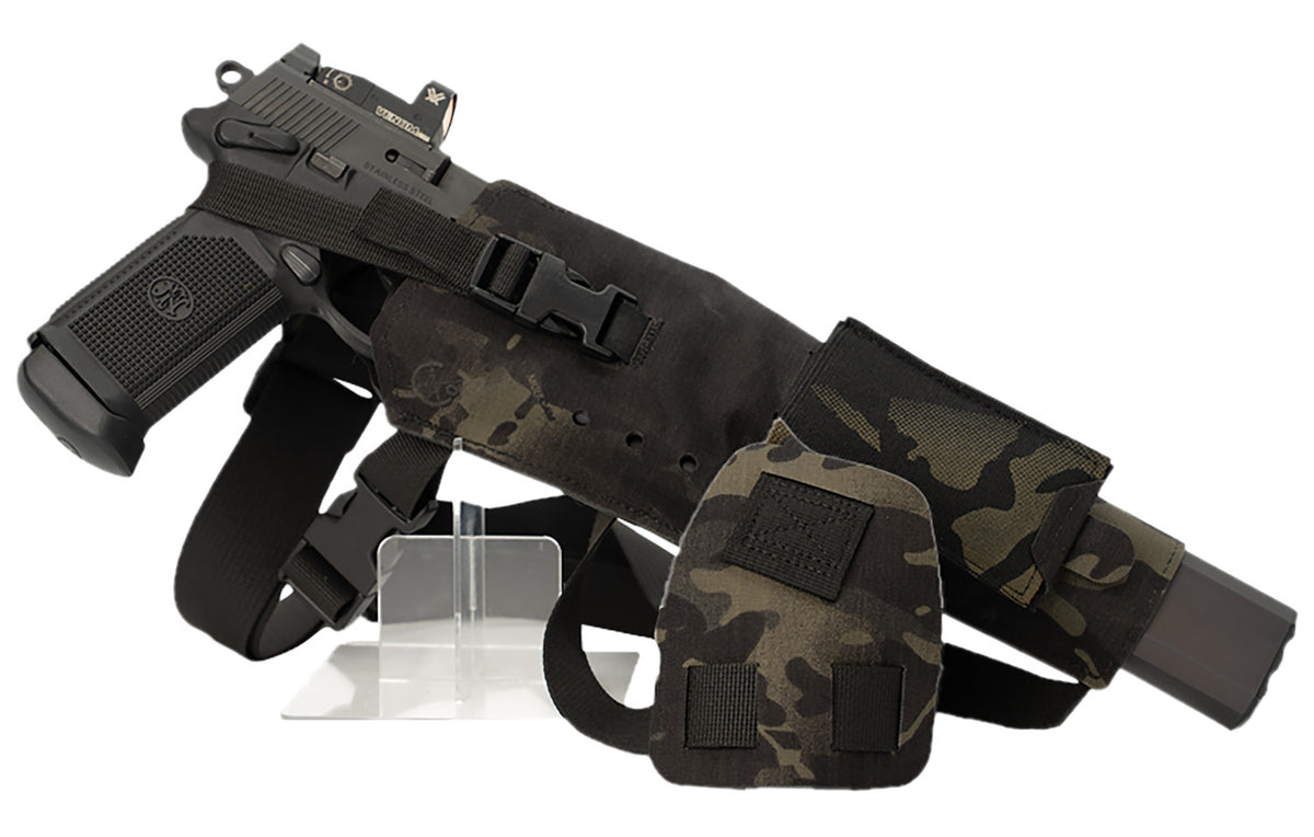 Cole-tac VWX110 XL Varmint Wrangler Chest Holder MultiCam Black Left-Hand
