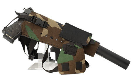 Cole-tac VWX111 XL Varmint Wrangler Chest Holder M81 Woodland Right-Hand