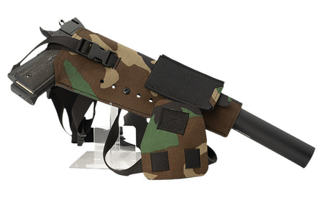 Cole-tac VWX112 XL Varmint Wrangler Chest Holder M81 Woodland Left-Hand