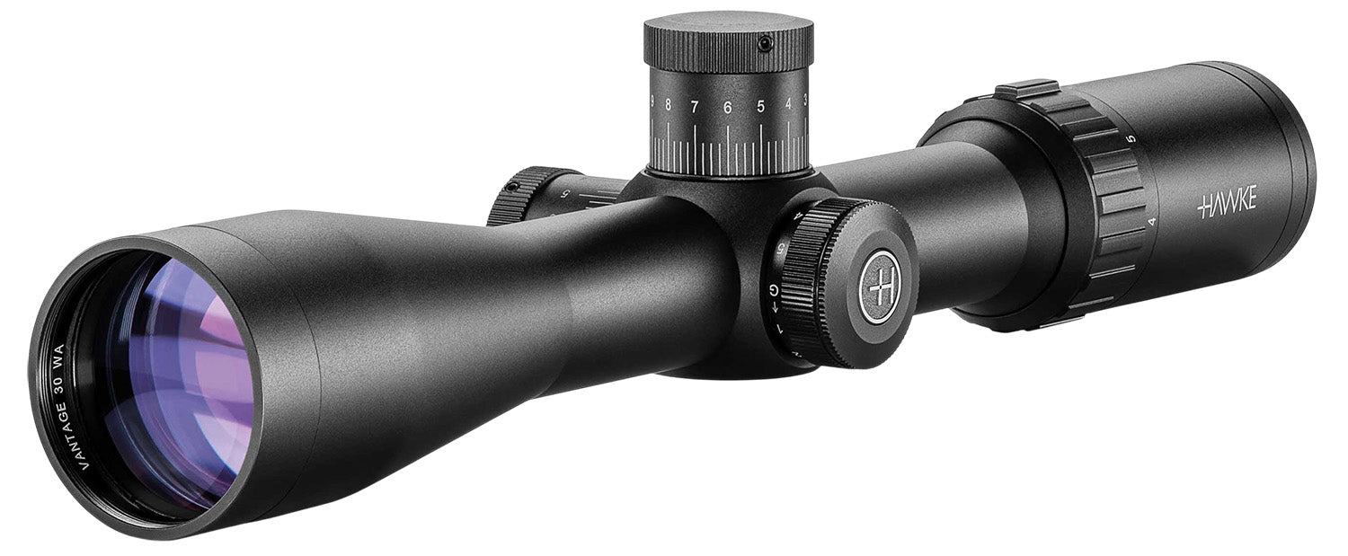 Hawke Vantage 30 4-12x42mm Illuminated Riflescope 30mm Tube .223/.308 Marksman Reticle Black