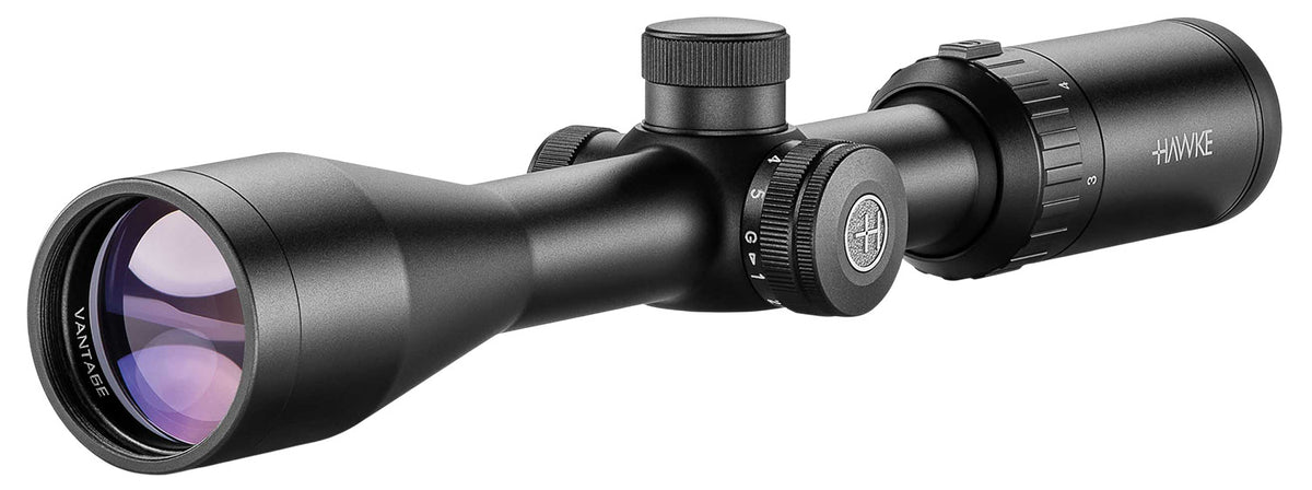 Hawke Sport Optics 14222 Vantage IR 3-9x40 Riflescope 1" Tube Illuminated R/G Rimfire 22LR Black