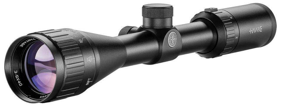 Hawke Sport Optics 14123 Vantage 3-9x40 Riflescope 1" Tube Mil-Dot Black