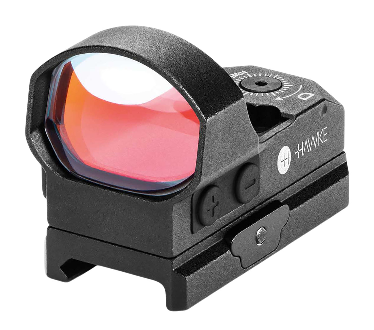 Hawke Sport Optics Reflex Sight 1x 34mm Black Circle Dot Reticle Weaver Rail