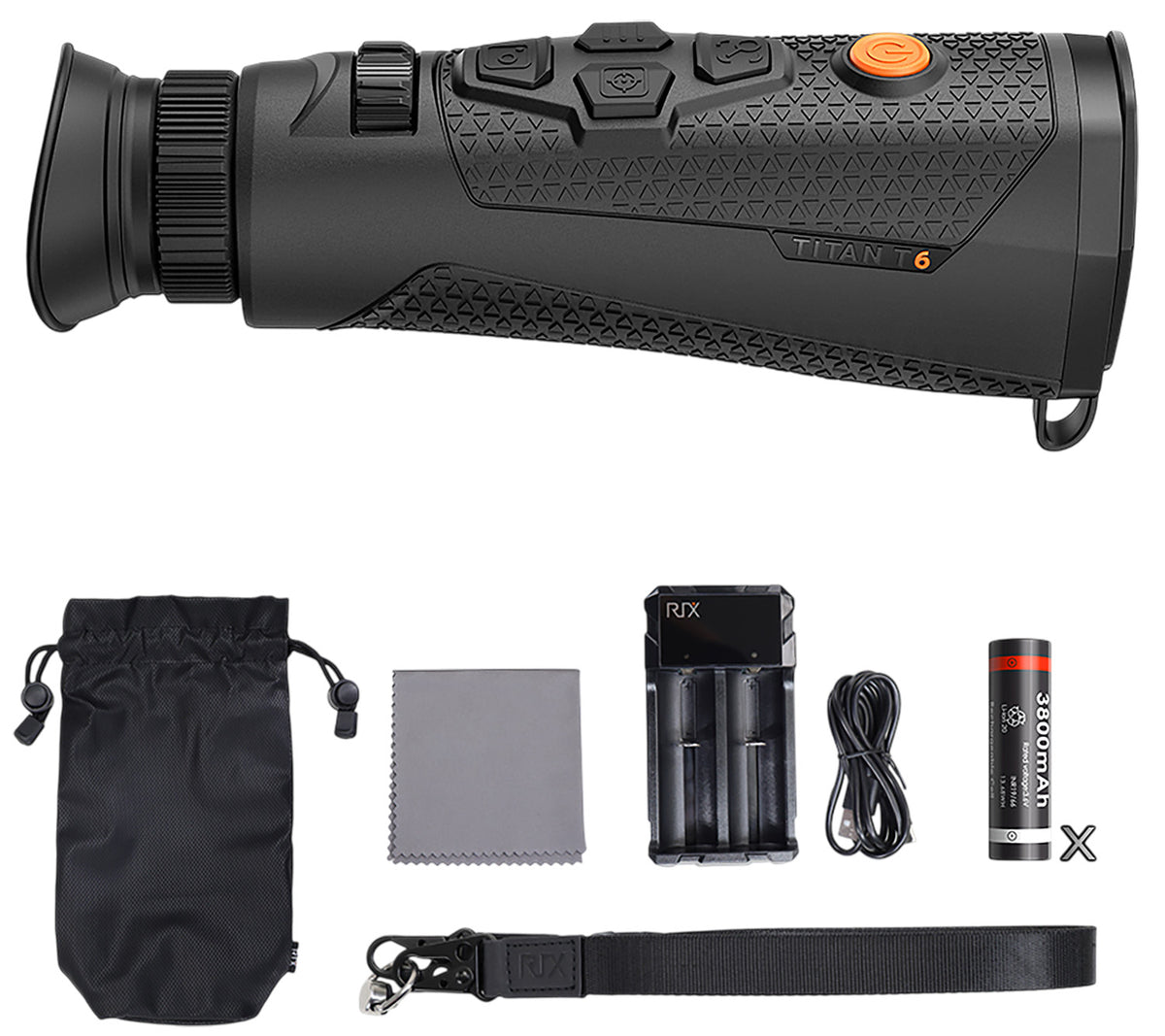 Rix Titan T6 Thermal Scope Black 35mm 640x480 12 Microns 50 Hz 2.2x