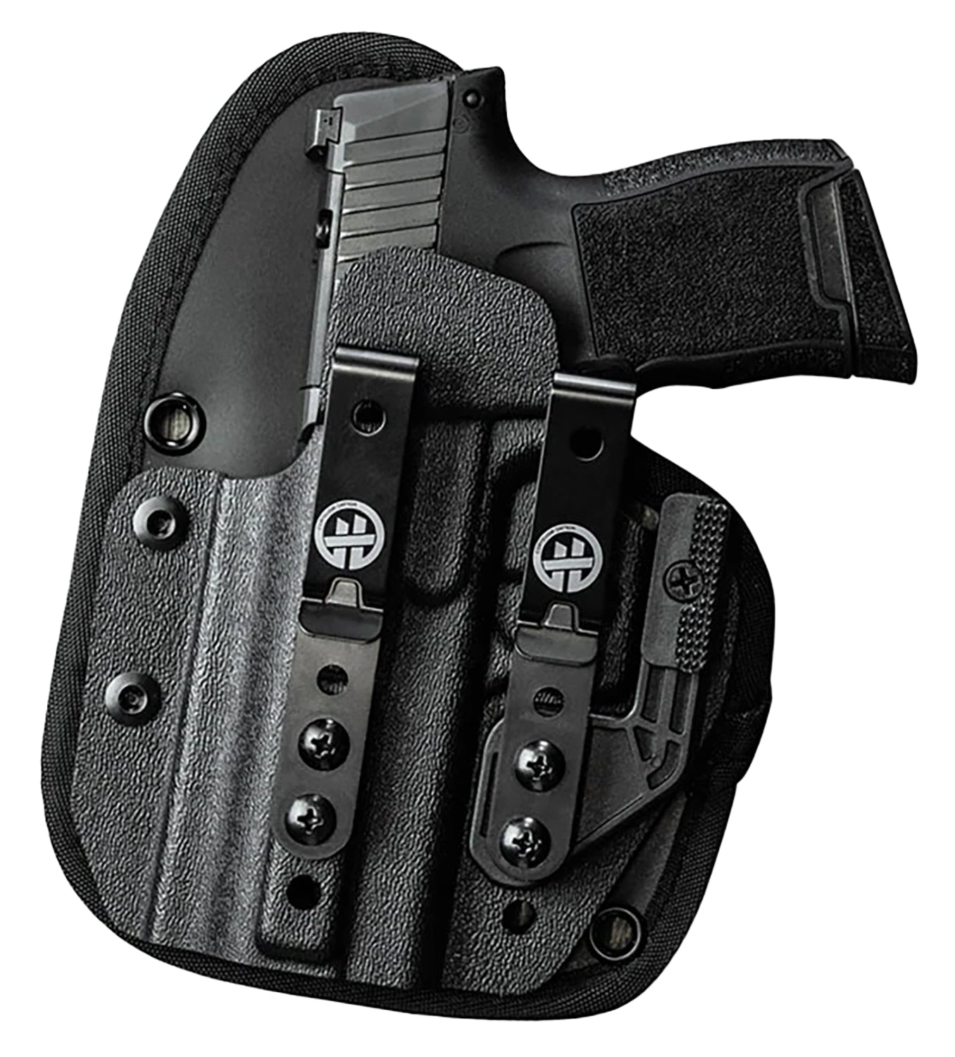 Adaptive Tactical HT01005R IWB Black Belt Clip HOFTAC Holster Left Hand