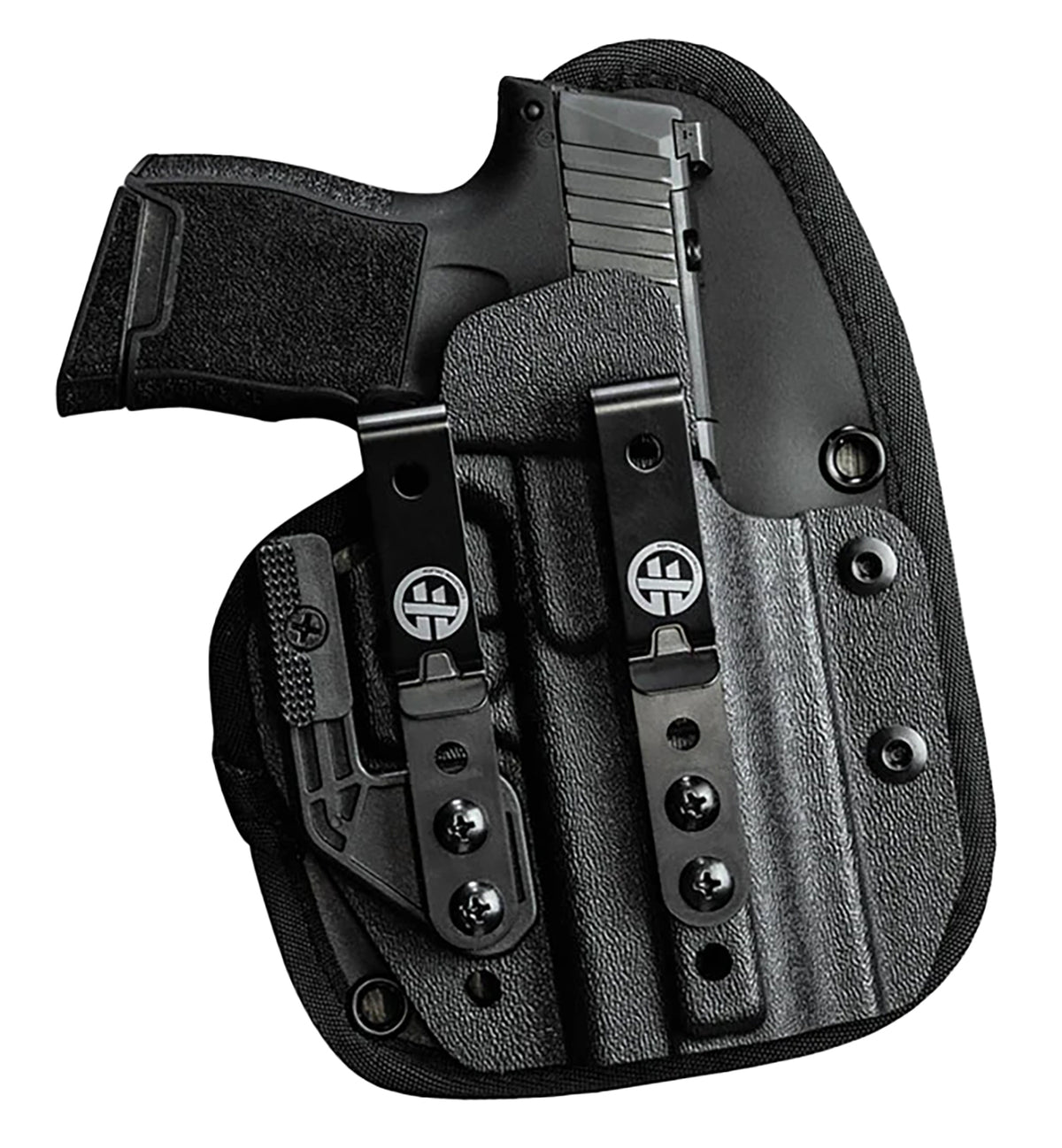 Adaptive Tactical HT01005L IWB Black Belt Clip HOFTAC Holster Right Hand