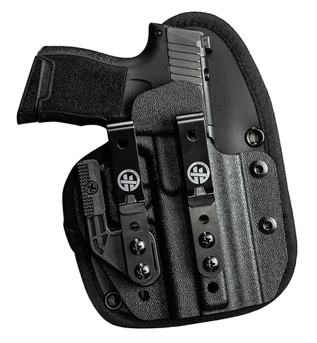 Adaptive Tactical HT01005L IWB Black Belt Clip HOFTAC Holster Right Hand