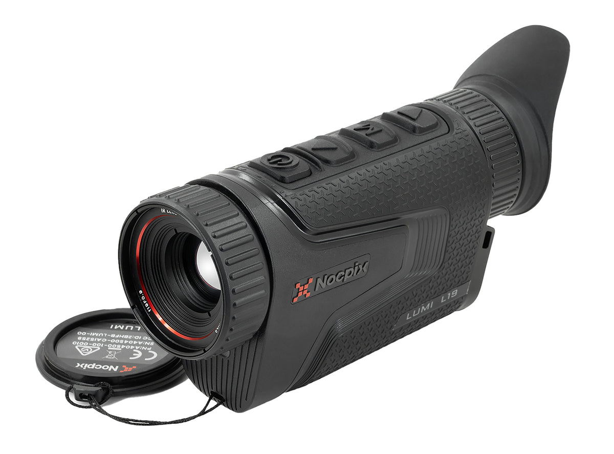 iRay LUMI-L19 Compact Thermal Monocular 19mm 384x288 2-4x Magnification Black