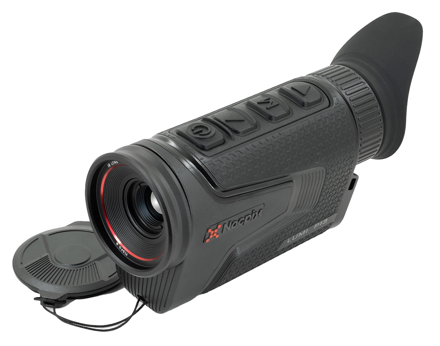 iRay USA LUMI P13 Compact Thermal Monocular 2-4x 13mm 256x192 Black