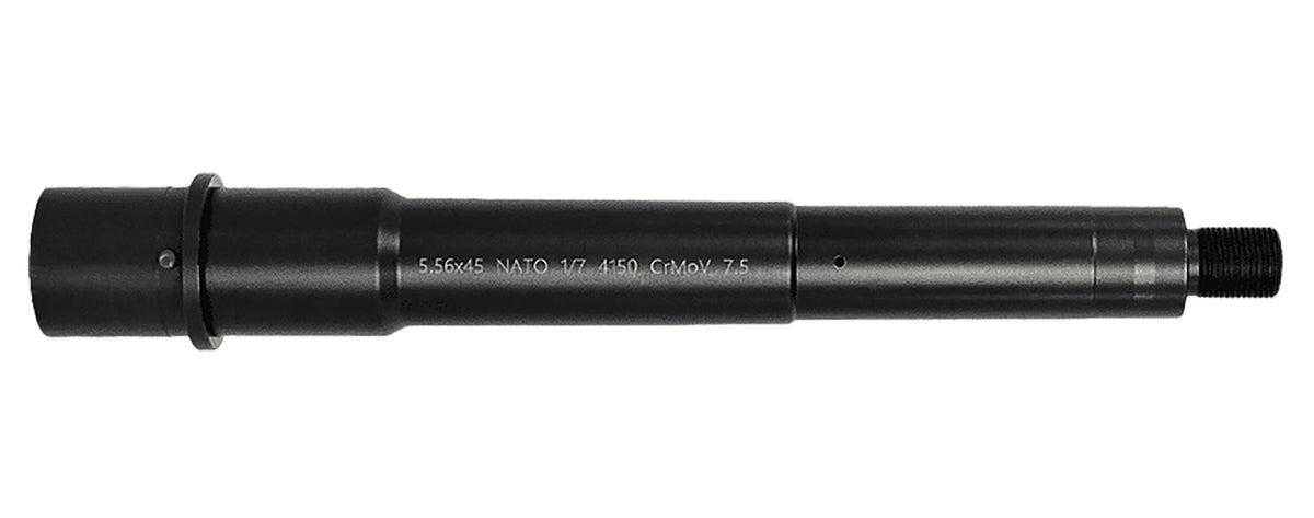 Lead & Steel LS556MEDPIST7.5 7.5" 5.56 4150 Black Nitride Threaded Pistol Barrel