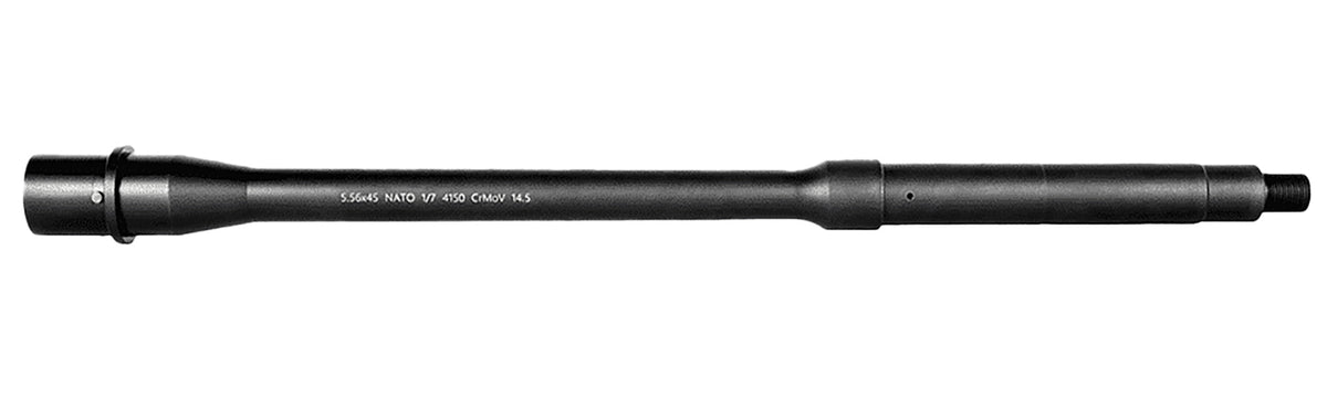 Lead & Steel LS556GOV-MID-14.5 5.56mm 14.50" Mid-Length Govt Profile Barrel M4 Ramps