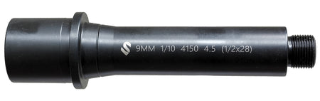 L&S LS9MM45-28 4.5" AR9 Nitride Barrel with 1/2-28 Threading