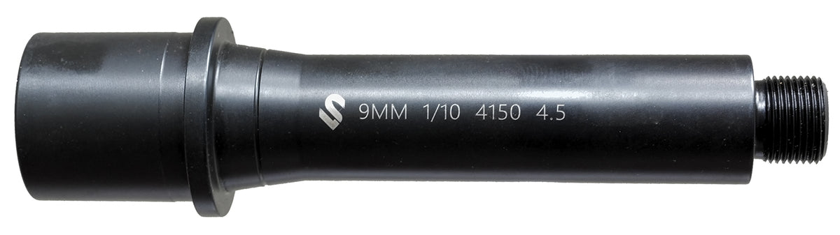 L&S LS9MM45-36 4.5" AR9 Nitride Barrel with 1/2-36 Threading