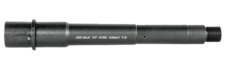 Lead & Steel LS300-7.5 7.50" 300 Blackout Govt Profile AR Barrel M4 Ramps