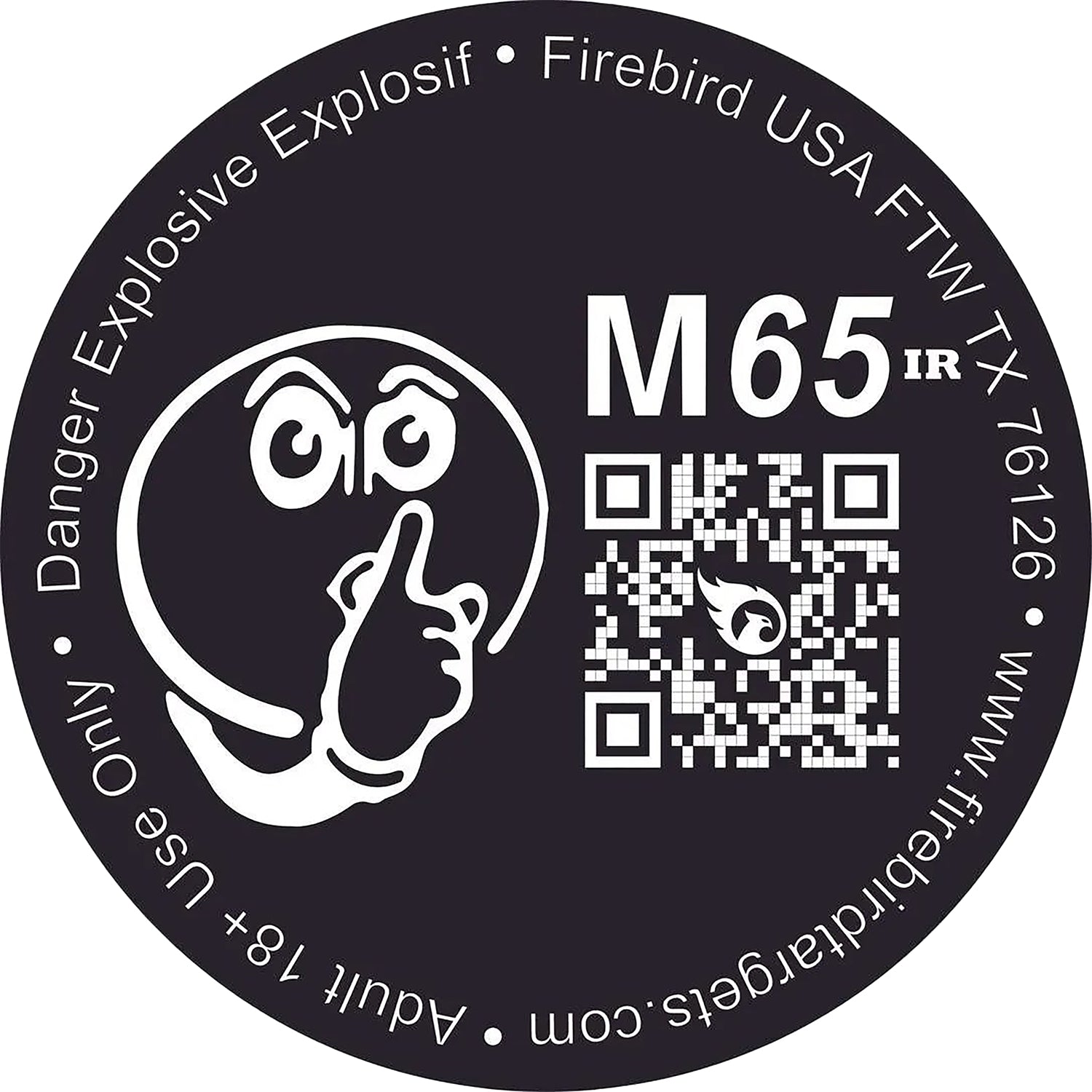 Firebird USA M65IR 65mm Impact Enhancement Flash/Smoke/Sound Universal Firearm Shooting Target 10 Pack