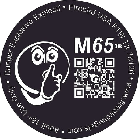Firebird USA M65IR 65mm Impact Enhancement Flash/Smoke/Sound Universal Firearm Shooting Target 10 Pack