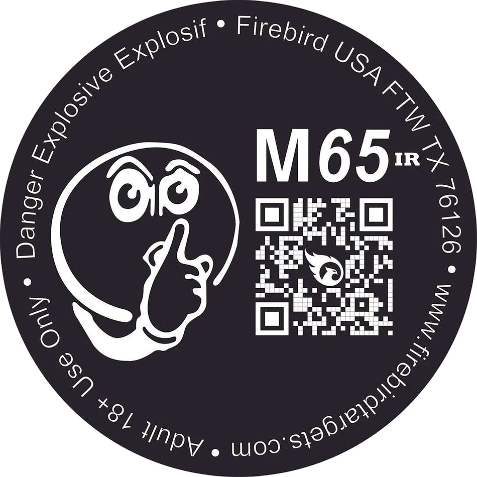 Firebird USA M65IR 65mm Impact Enhancement Flash/Smoke/Sound Universal Firearm Shooting Target 10 Pack