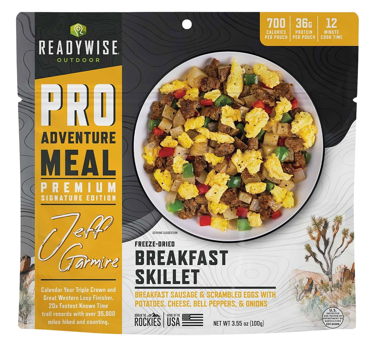 RW05401 Wise Foods Pro Meal Breakfast Skillet 2 Servings Per Pouch Case of 6