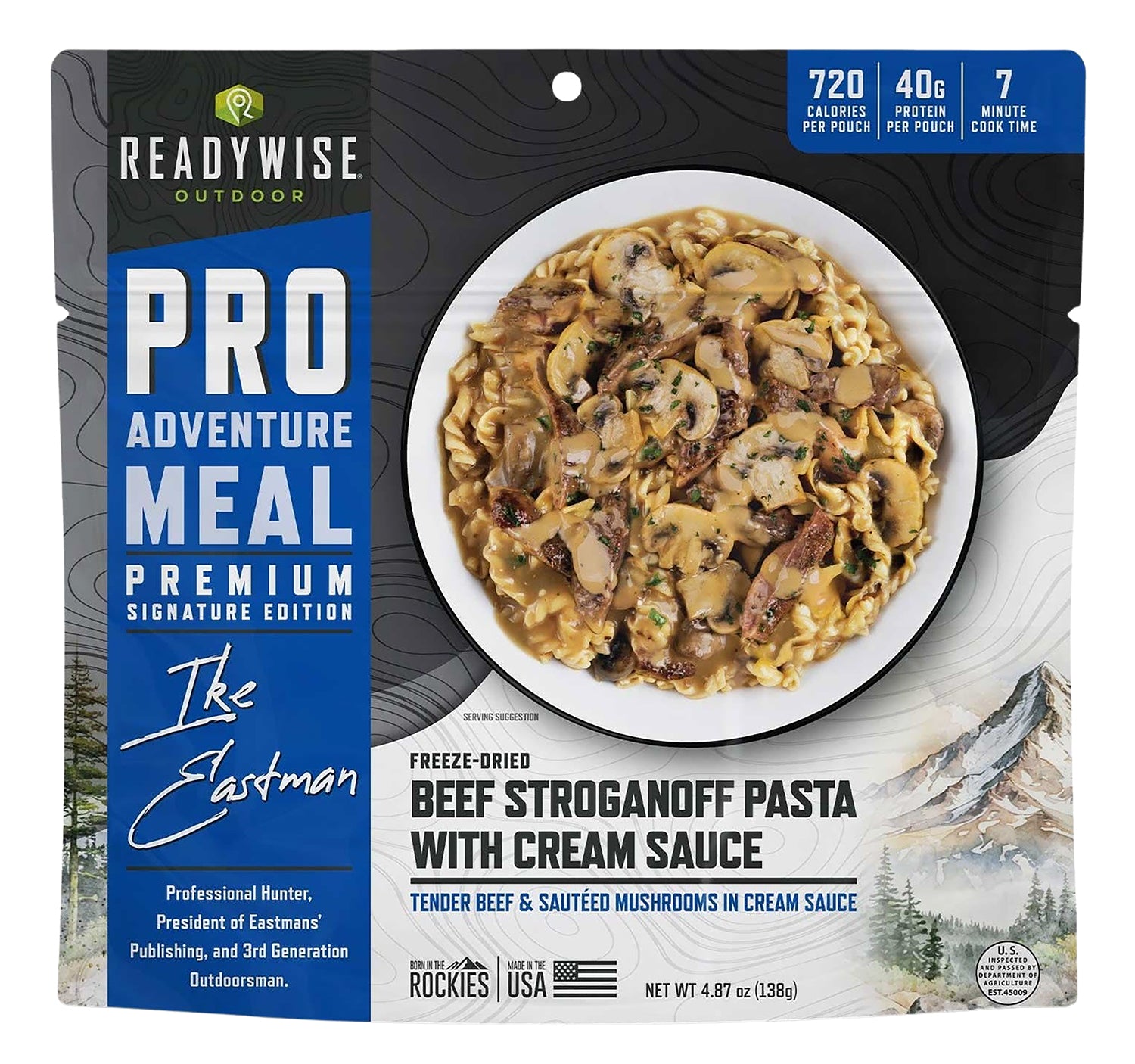 RW05402 Wise Foods Pro Meal Beef Stroganoff 2 Servings Per Pouch Case of 6