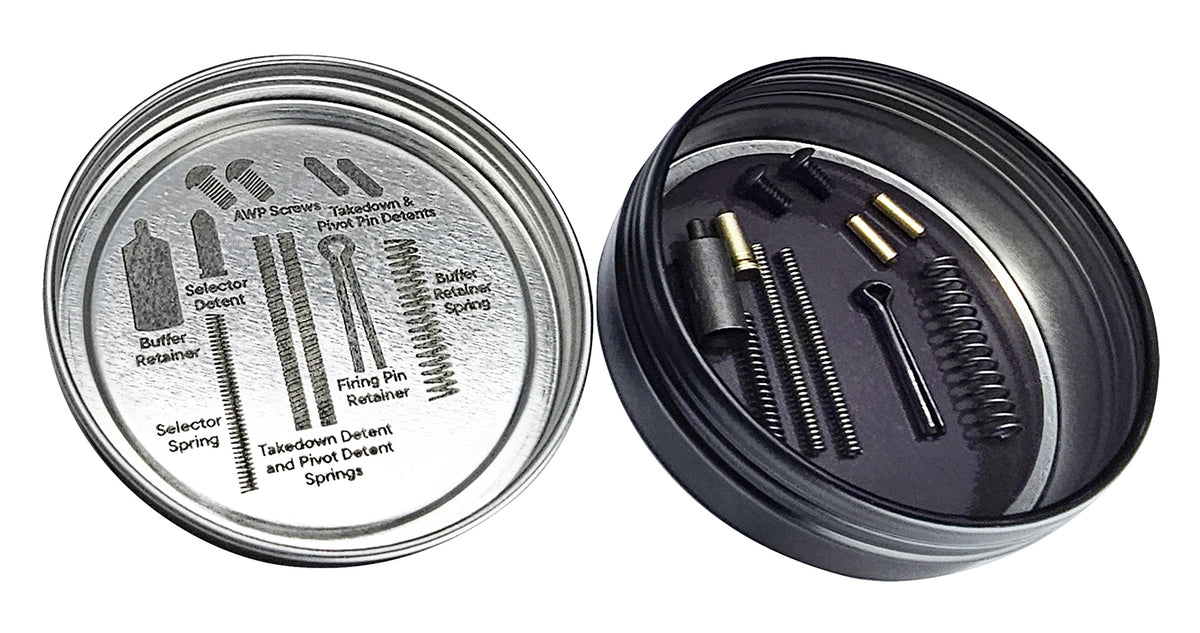 Rise Armament RAOSK015 AR Spare Parts Oh S#it Kit, Black Aluminum