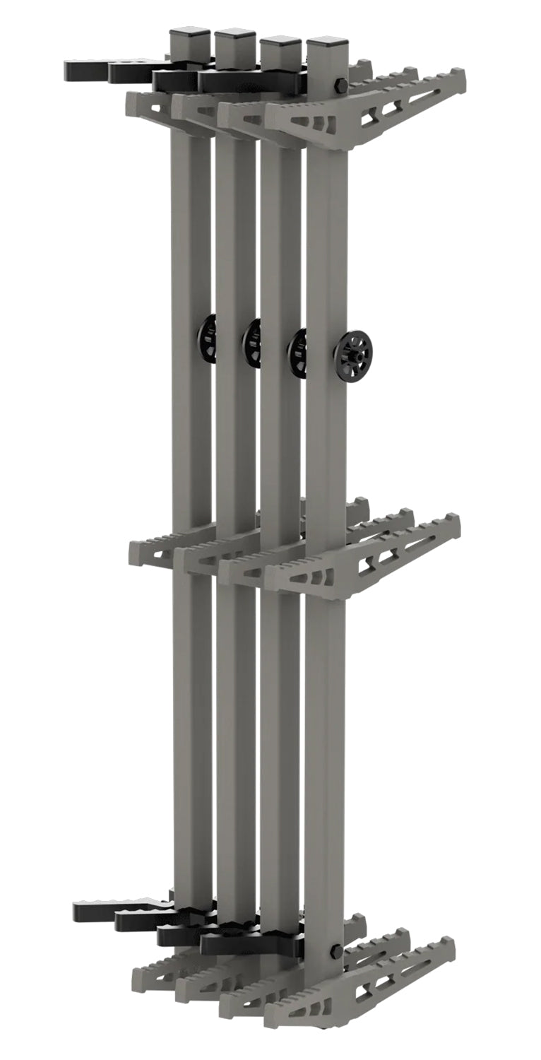 Novix NX-4PCDW Classic Aluminum Double-Step Climbing Sticks 32" 9" Wide 4-Pack