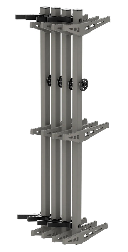 Novix NX-4PCDW Classic Aluminum Double-Step Climbing Sticks 32" 9" Wide 4-Pack