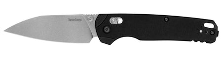Kershaw 6110 Bel Air XL Folding Knife 3.40" Plain Stonewashed CPM MagnaCut Steel Blade Black Textured G10 Handle