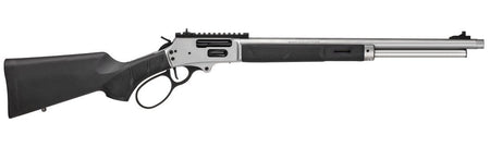 Smith & Wesson 14204 1854 45-70 Gov 6+1 20" Stainless Threaded Barrel, Stainless Steel Receiver w/Picatinny Rail, Fixed Black Synthetic Stock, Thread Protector