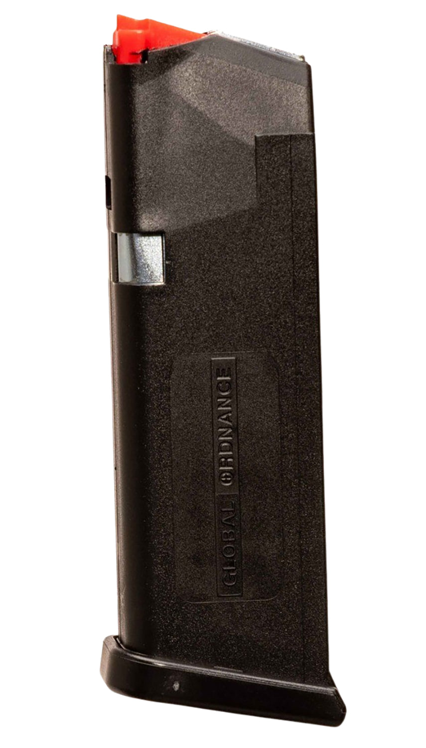 Global Ordnance 9mm Luger 15rd Glock Compatible Magazine Black